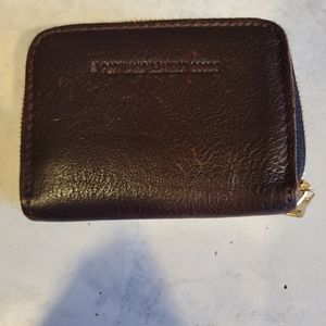 Portland Leather AP Small Zip Wallet Coldbrew
